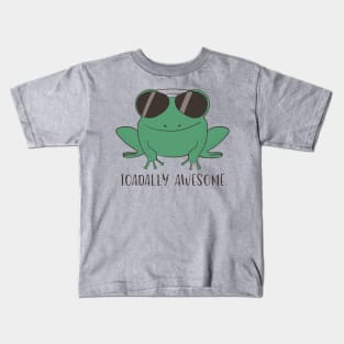 Toadally Awesome, Funny Toad Frog Kids T-Shirt